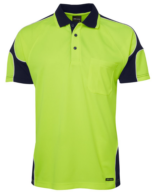 Polo Hi Vis S/S Arm Panel