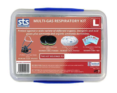 STS Half Face Mask Multi Gas Starter Kit
