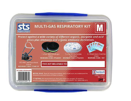 STS Half Face Mask Multi Gas Starter Kit
