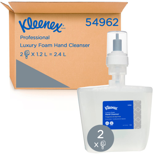 Kleenex Luxury Foam Hand Cleanser 1.2L  2/ctn