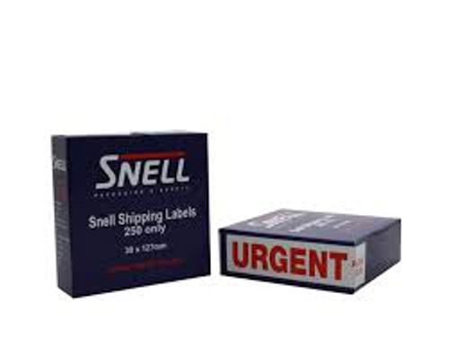 Shipping Label Urgent 28x128mm 250/Box