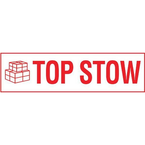 Shipping Label Top Stow 28x128mm 250/Box