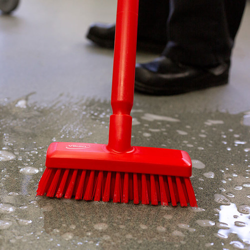 Vikan Compact Wall/Deck Scrub Hard Bristle