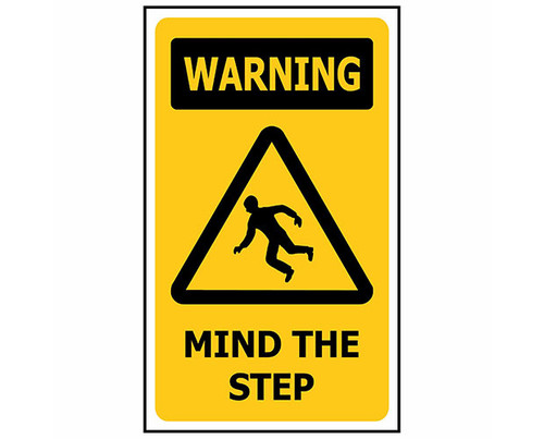 Sign - Warning Mind The Step