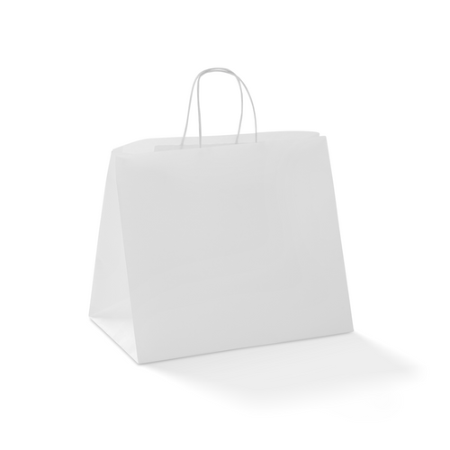 White Bag #16 With Twist Handle 355x240x120mm 200/CTN