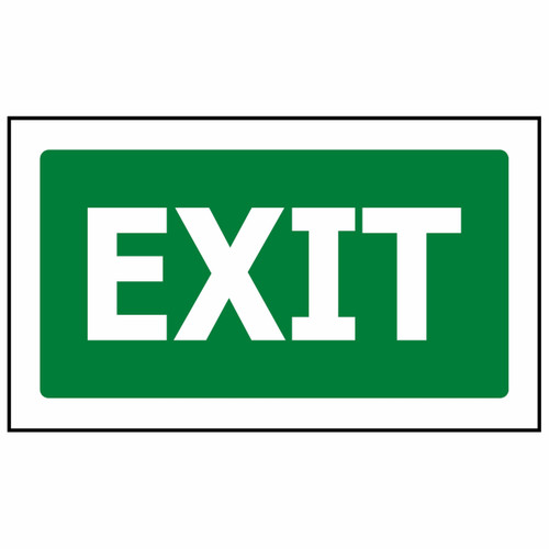Sign ACM - Exit 300x225mm