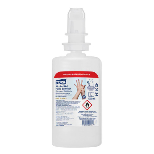 Alcohol Gel Hand Sanitiser 1000ml 6/ctn