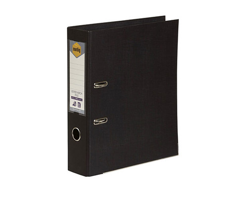 Marbig PE Linen Lever Arch A4