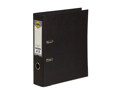 Marbig PE Linen Lever Arch A4