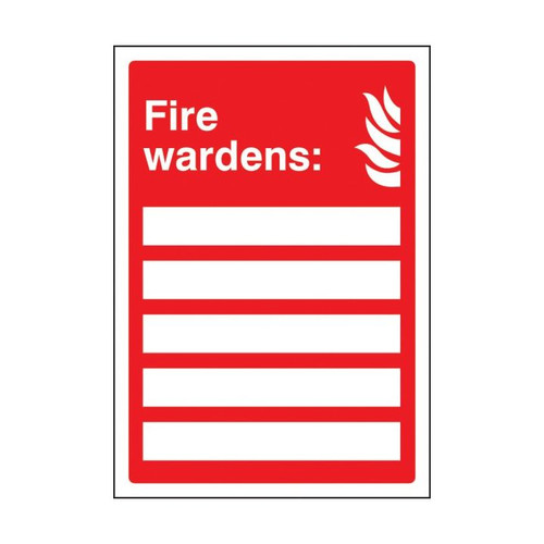 Vinyl Print Fire Warden