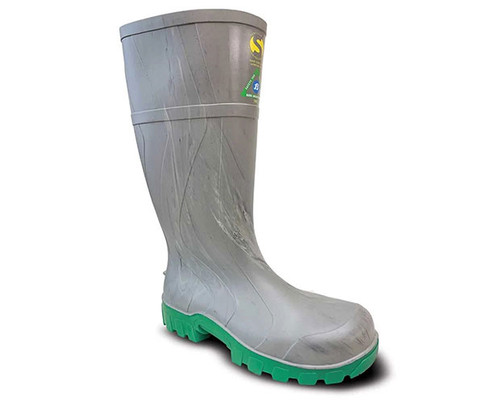 Bata Ecomate Gumboots - Recycled Grey Green