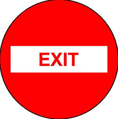 Sign Exit Reflective 1700mmx700mm
