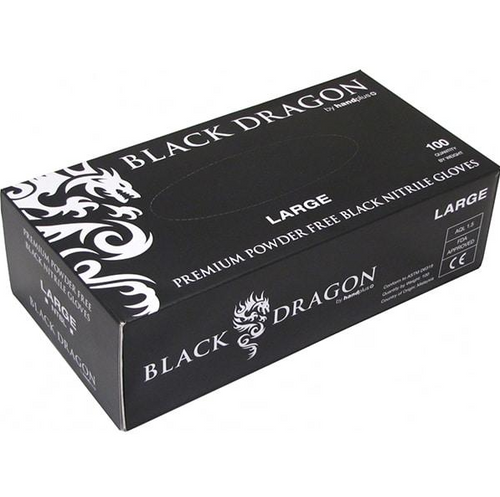 Black Dragon Nitrile Gloves