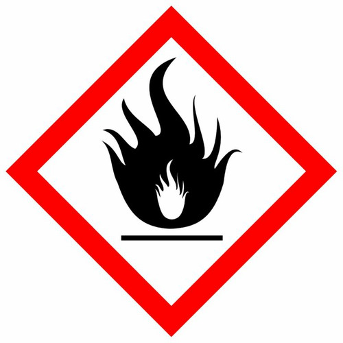 Sign ACM - TS113 Flammable Gas 400x400mm