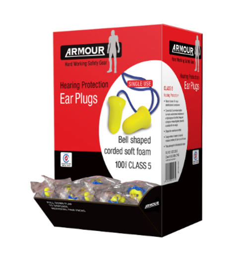 Armour Bell Ear Plug Corded Class 5