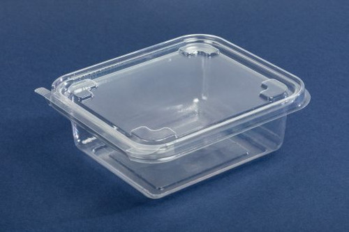 Tamper Proof Clear RPET Food Containers, 160x185x65mm
