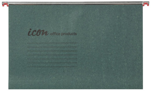 Icon Suspension Files Foolscap Green Box 50