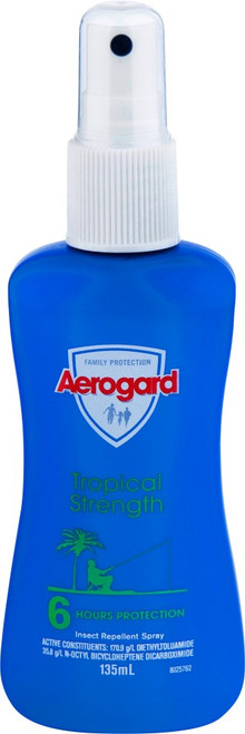 Insect Repellent Spray Tropical Strength 135ml