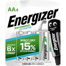 Energizer Recharge Extreme AA Battery 4/pkt