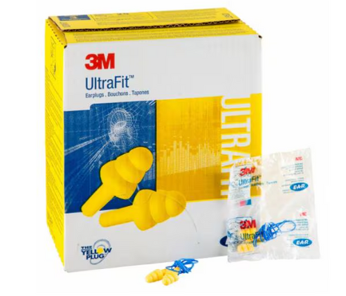 3M Earplug 340-4004 Ultrafit Corded 100/box 400/ctn