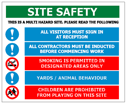 Harris Farms Reception Sign