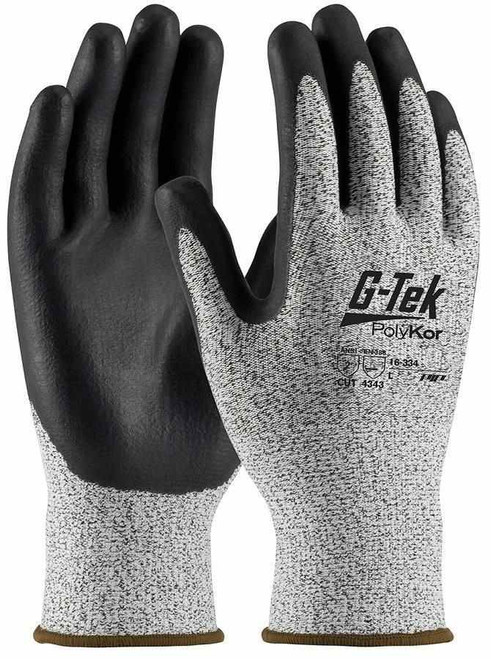 G-Tek Polykor Silicone Dip Cut F Gloves