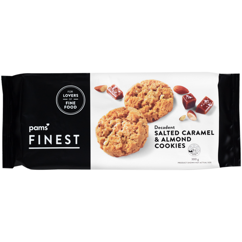 Pams Finest Salted Caramel & Almond Cookies 300g
