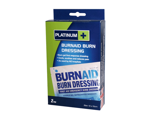 Platinum Aero Burnaid Burn Dressing 10cmx10cm 2/Pk