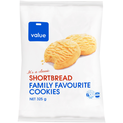Pams Value Shortbread 325g