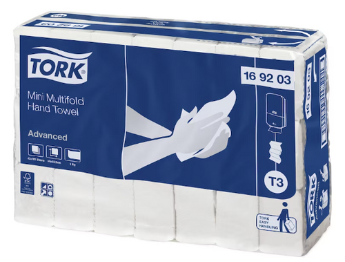 Essity Tork Polybag 169203 Mini MF Hand Towel Adv T3