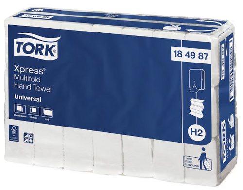 Essity Tork Polybag 184987 Xpress MF Hand Towel Uni H2