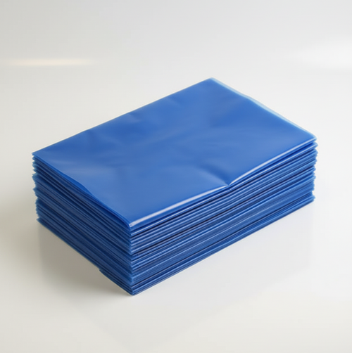 Poly Bag Foodgrade 100mu - Blue 600x900mm - 200/Ctn