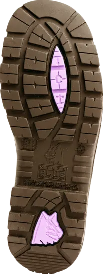 Argyle Ladies Zip Waterproof TPU Scuff