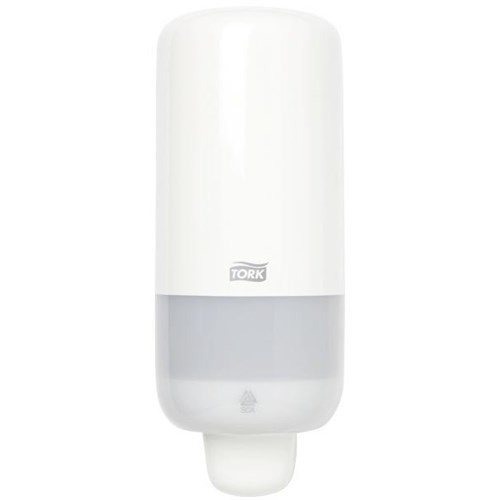 Tork Soap & Sanitiser Dispenser White S4