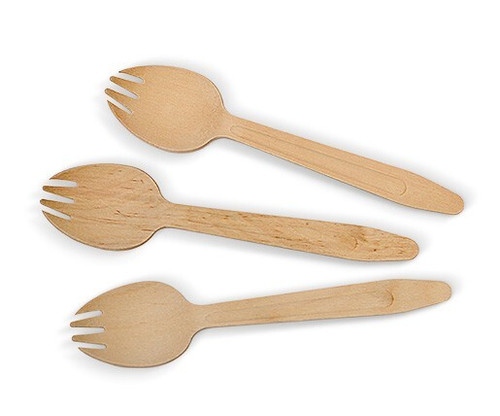 Wooden Spork 95mm