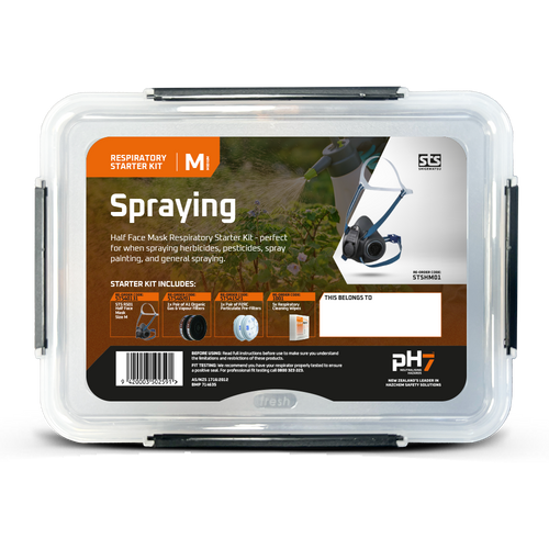 STS Half Face Mask (RS01) Spray Respiratory Starter Kit