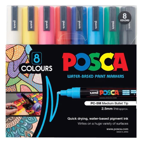 Uni Posca Paint Marker Bullet Tip Med 1.8-2.5mm
