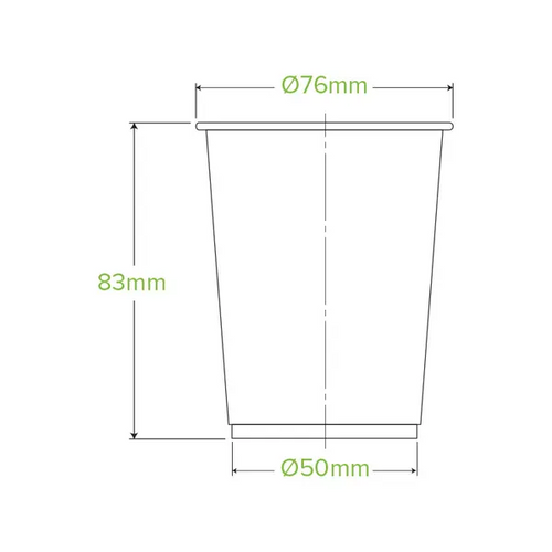 Biopak clear cup 200ml 2000/ctn