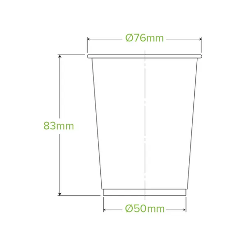 Biopak clear cup 200ml 2000/ctn
