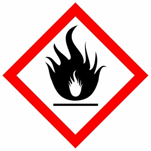 Sign PVC - DG Class 2 Flammable Gas 250x250mm