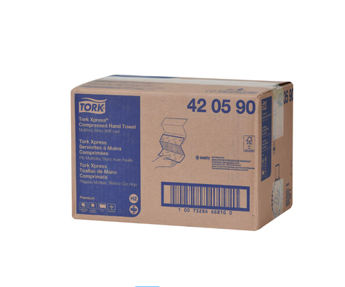 Tork Express H2 Compressed Multifold Hand Towel 12/ctn