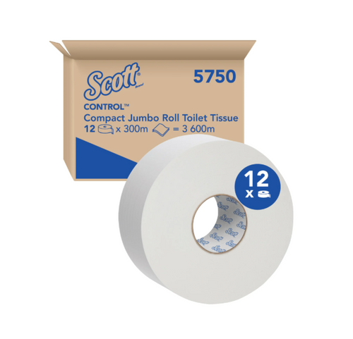 Scott Control Compact Jum Toilet Tissue 2ply 12/ctn