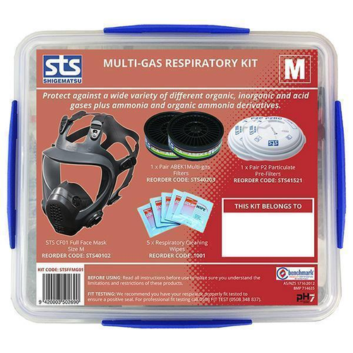 Multi-Gas Respiratory Starter Kit - STS Full Face CF01