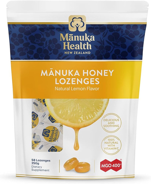 Pouch Manuka Health Lozenges Lemon 250g US