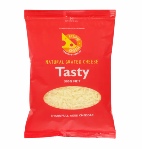 Eclipse Tasty Grated Cheese 500g vs2