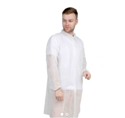 Lab Coat Velcro Fastening - 50/Ctn