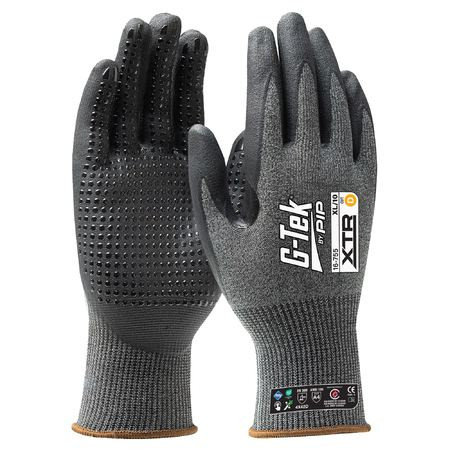 G-Tek XTR 15G Cut D Palm Dip Dotted Glove