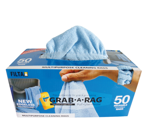Filta Grab-A-Rag Microfibre Cleaning Cloth 300mmx300m