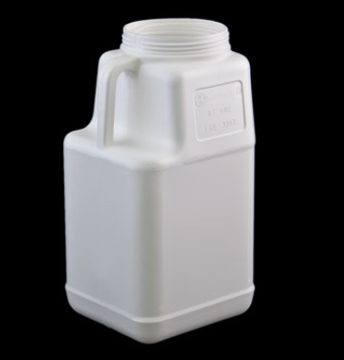 Square Flagon 5L – 100mm neck - White