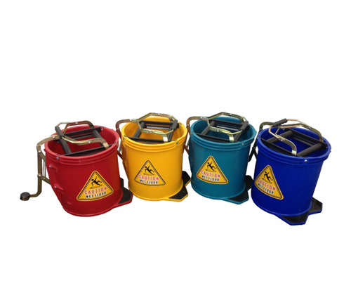 Wringer Bucket with Wheels 16L